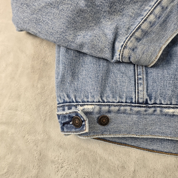 Levi's Men's Standard Trucker Sherpa Lined Denim Jacket 70520 Sz S Type III - Picture 13 of 16